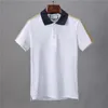 Polos Mens Designers Shirts For Man High Street Italy Bordados Garter Snake Little Printing Brands Clothes Cottom Tshirts Clothing Tees