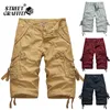 2022 Nieuwe Lente Mannen Katoen Cargo Shorts Kleding Zomer Casual Rijbroek Bermuda Mode Strand Dropshipping Denim Cargo Korte Mannen 0613