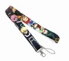 Klasyczne anime My Hero Academia Neck Strap Strap do kluczowej karty identyfikacyjnej Paski do telefonu komórkowego USB Uchwyt Rope Cute Key Chain Prezent6122249