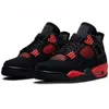 4 4s Basketballschuhe Jumpman 4 Männer Frauen Canvas Red Thunder Black Cat Tour Gelb TS 1 1s Rebellionaire Bred Sports Sneakers