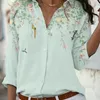 Модная женская рубашка, повседневная рубашка с длинными рукавами, женские весенне-осенние женские блузки 220725
