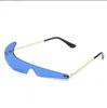 Hızlı gemi çerçevesiz retro plastik parti gözlükler moda rimless güneş gözlüğü kadınlar komik açık tasarım güneş gözlükleri erkek UV400