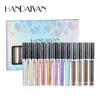 HANDAIYAN 12 Colors Liquid Eyeshadow Shiny Diamond Glitter Shimmer Highlighter Brighten Eye Shadow Makeup