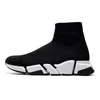 Soas de sapatos designer masculino Sapatos casuais Speed ​​Speed ​​Trainer Socks Speeds de bota Runners Runner Sneakers Knit Women 1.0 2.0 Triple Triple Black White Red Lace Sports