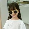Enfants lunettes de soleil carrées pour filles Vintage surdimensionné bébé lunettes de soleil lunettes Uv protéger grand cadre nourrissons Gafas en gros