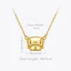 Pendant Necklaces Aesthetic 3D Breast Necklace For Women Gold Color Choker Party 2022 Body Fashion Jewelry Collier P213198Pendant