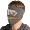 MZZ179 Masque facial anti-poussière coupe-vent Cyclisme Ski Masques respirants Polaire Bouclier facial Capuchons avec lunettes HD Casquette de cyclisme