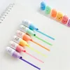 6 PCSPACK Creative Pill Shape Mini Ful Candy Highlighters Marcadores promocionais Gift Stationery Color Pen 220722