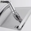 FOHEEL 6 und 8 Zoll Duschkopf aus Edelstahl, wassersparend, Badezimmer, Regen-Spa, quadratisch, handgehalten, 220401