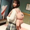 80cm 100cm枕カワイイプル耳ウサギのぬいぐるみおもちゃ長い足ウサギ猿ぬいぐるみ人形バニー人形女の子のためにクリエイティブ