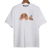 T-shirtdesigner Tshirt Palm Shirts For Men Boy Girl Sweat Tee Shirts Printing Bear Overdimensionerad andningsbara Casual Angels T-shirts 100% PUREGWCH