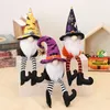 Decoraciones de fiestas de Halloween Piernas largas Gnomos Plush Gnome Gnome Doll Dotes Adornos de juguete para casa Festive Party Decoración del hogar 8 2mg1 D3