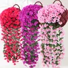 Dekorativa blommor kransar Violet Artificial Flower for Party Decoration Weddi 220823