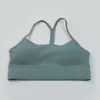 Lu Yoga Flow Y Sport Bra Women Energy Workout Best Crops Tops通気性パッド付きジム