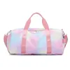 Gym Duffel Bag women Overnight Lightweight Foldable Weekender Bag Travel Luggage Sport Dance Travel School Daily Use 220630