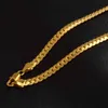 5 mm 18K Gold vergulde hiphopketens ketting voor mannen vrouwen mode sieraden kettingen kettingen geschenken Groothandel accessoires 20 inch 20inch