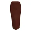 Long Skirts Summer Sexy Bandage Pencil Skirt Woman Clothes Plus Size Fashion Harajuku Vintage Elastic Ladies 220401