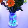 2サイズShisha Vase LEDライトベースUSB充電式バッテリー操作水ギセルLEDライトリモコンマルチカラー装飾