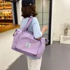 Sublimazione nuova borsa da viaggio pieghevole di grande capacità borsa tote impermeabile da viaggio borsone borse da viaggio multifunzionali da donna all'ingrosso