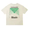 7Y60 7y60 M9uy Mens Camisetas Designer de Alta Qualidade Marca de Moda Rhude New Spacetime Tunnel Street Beautif