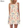 Women Tank Tops Dress Wisteria Flower Graphics 3D Printed Loose Dress Sexy Short Summer Sleeveless Dress Women 220616