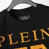 PLEIN BEAR T SHIRT Mens 디자이너 티셔츠 라인 석 해골 남성 티셔츠 클래식 고품질 힙합 Streetwear Tshirt 캐주얼 탑 티즈 PB 16163