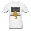T 셔츠 디자이너 남자 티셔츠 고양이 엔지니어 오늘 오늘 탑 티셔츠 IT 컴퓨터 코더 프로그래머 일반 짧은 소매 디자이너 넥 남성 T 셔츠 8B36