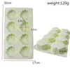 Baking Moulds Food Grade Silicone Cake Mold 8 Empty Shell DIY Handmade Soap Tool High Temperature ResistantBaking