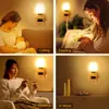 Saiten Nachtlicht Entfernteren Dimmbare Lampe USB Aufladen Smart Clock Timing Kinder Füttern Mitternacht Schlafzimmer Badezimmer LightingLED LED