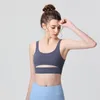 Luluwomen Yoga Bras new sports underwear women's shockproof running gathered yoga training vest beautiful back bra