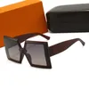 Design-Sonnenbrille, Vollformat, modische Sonnenbrille für Damen und Herren, Retro-Quadrat-Sonnenbrille mit großer Linse, Band, polarisierte Brille mit Etui G05603