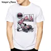 Anime z t-shirt rolig manga fitness tshirt mens anpassade tecknad demon vikt lyftning tee shirt camiseta 220505