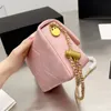 Designer Handväska axelkedjans påse Koppling klaff Totes påsar plånbok kontrollera velor tråd handväska dubbla bokstäver solid hasp midja fyrkantiga ränder kvinnor handväskor