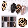 Snake Leopard Nail Foils Marmor Nail Art Transfer Sticker Slider Nail Art Decal Manicuring Design Tip Decoration 1 Roll 220518