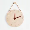 Zegar ścienny 3D drewniany Nordic Modern Design Digital S Home Sali Room Watch Decoration Prezenty świąteczne 211110