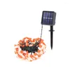 سلاسل LED Solar Light String في الهواء الطلق شارع Garland Garland Grand Millight Lighting Christmas Little Bee Lawn Lamps Kerstverlichtingled