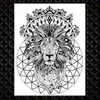 NXY Temporary Tattoo Tigrish Tribal Wolf s for Men Women Arm Chest Fake Sticker Waterproof Realistic 3d Flash Tatoo Paper 0330