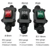 Switch Waterproof 16A Heavy Duty Large Current Inline Cable On/Off Max LED Indicator PG9Switch