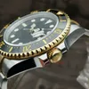 En helt ny herrklocka 43mm 126603 Sea Dweller 18K Yellow Gold Rostfritt stål Box Paper 3135 Mekanisk automatisk armbandsur