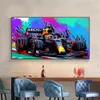 F1 Formuła Ayrton Senna Star Race Car Mistrz świata Plakat Plakat Wall Art Canvas Odciski Malowanie Nowoczesne do wystroju pokoju domowego