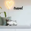 Viaggio - Bellissimo cartello da parete in metallo con accenti decorativi per decorazioni per la casa