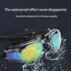 Professional Prescription Swim Glasses Optical Swimming Goggles Swim Pool Anti-fog Swimming Eyewear HD Electroplating Glggles G220422
