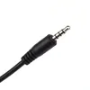USB 2.0 A a 3,5 mm AUX Audio Plug masculino para masculino Adaptador de conectores de cabeceira Data Cable cabo para o fone de ouvido do alto -falante de carro 1M