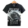 T-shirts voor heren met korte mouwen T-shirt Heren Creative Skull Coin King katoenprint Milan Fashion Trend Vitality T-shirt European Goodsmen's Me