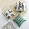 Pillow Case Chinese-style Silk And Satin Digital Printing Seat Sofa Cushion Pillowcase Office Car Household Goods CasePillow