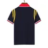 2022 Summer Clothing Luxury Designer Polo Shirts Men Casual Fashion D Letter Print Embroidery T Shirt High Street Plus Size M-3XL