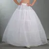 Hot Selling Plus Size Brud Crinoline Petticoat kjol 3 Hoop Petticoats för bollklänningar Bröllopstillbehör Verkligt prov i lager