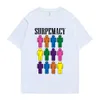 Surpemacy 12 People Ladies T-shirt män mode lyx varumärke designer damer korta ärmkläder stor storlek bekväm lös 2022 ins