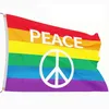 90x150cm homosexual Philadelphia Philly LGBT Gay Pride Rainbow Flag Home Decor Gay Friendly LGBT Flag Banners CPA4205 0323