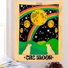 Tarot Moon Faz Goblen Mandala Duvar Halıları İçin Dekoratif Ekranlar Ev Oturma Odası Dekorasyon Duvar Bezi Duvar Kalıcıları Tapiz J220804